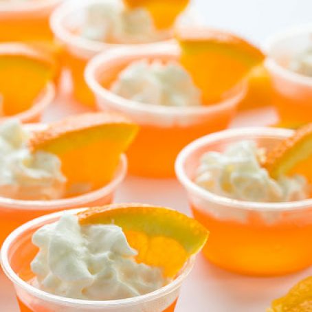Orange Creamsicle Jello Shots
